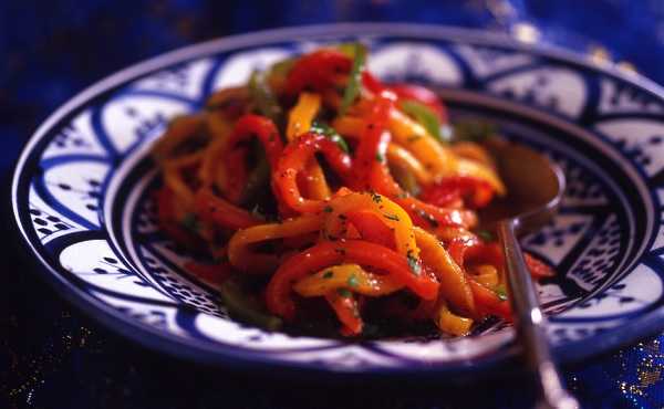 Recette Salade de Poivrons et de Tomates Grillés